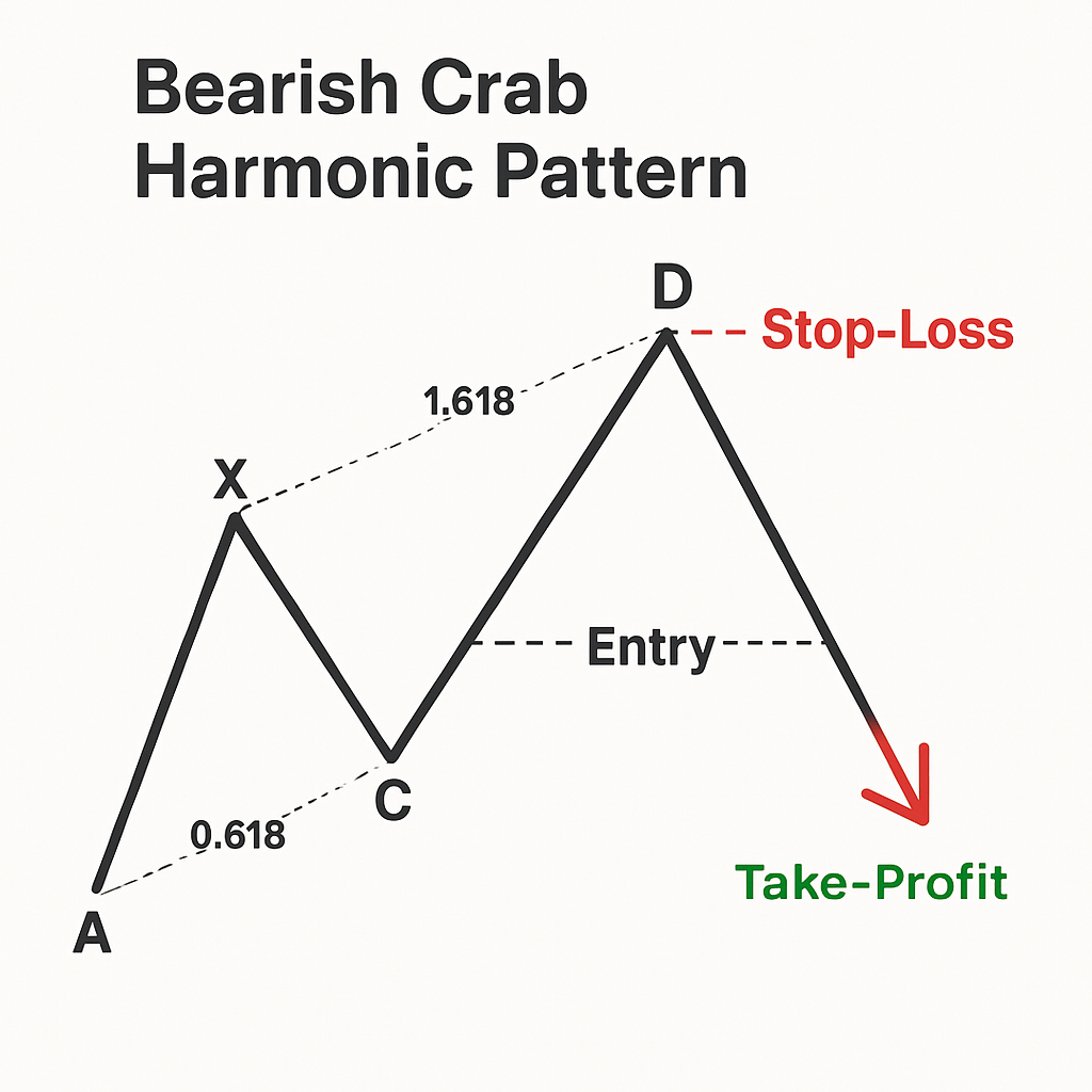 Bearish Crab Pattern Example