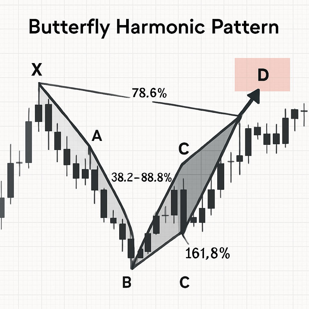 Butterfly Harmonic Pattern Structure