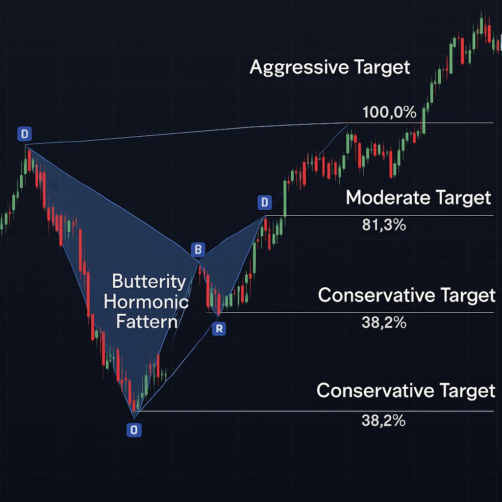Butterfly Pattern Profit Targets