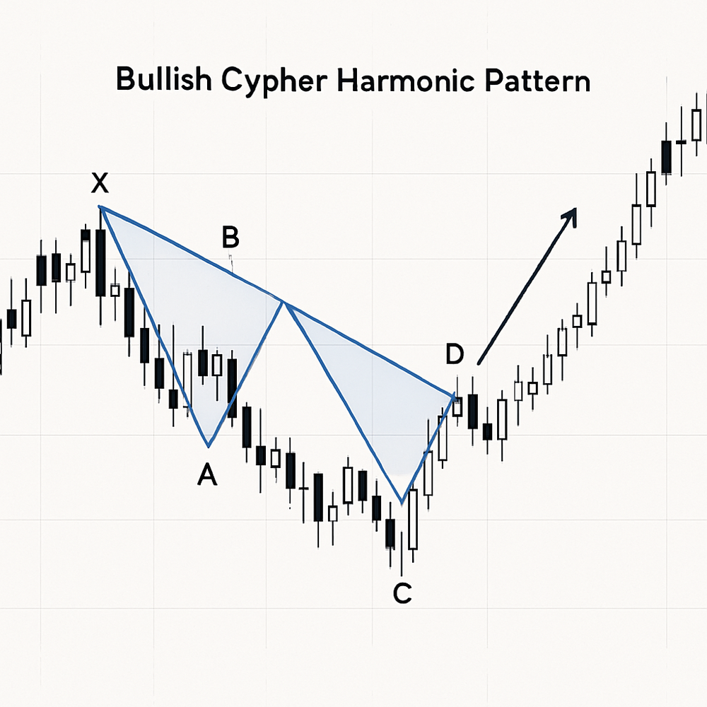 Bullish Cypher Harmonic Pattern Example